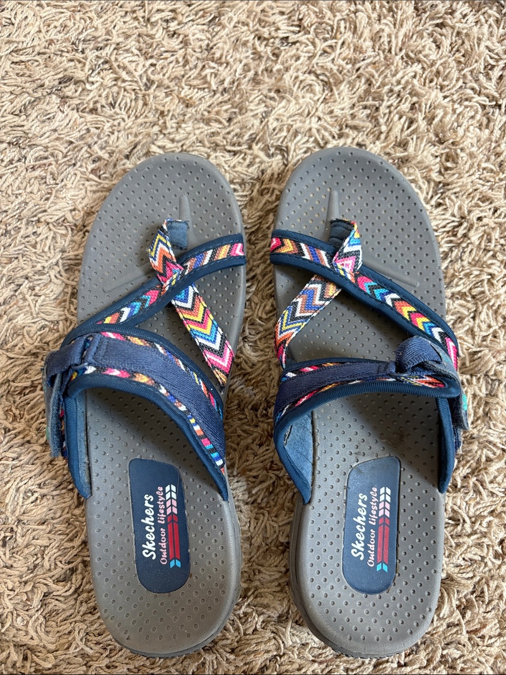Skechers outdoor lifestyle slip on sandals women’s 10